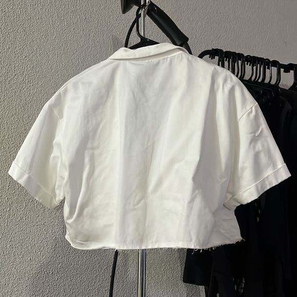 white zara crop top - Picture 2 of 2